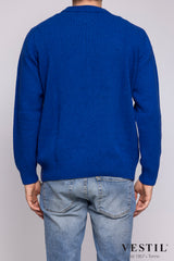 PRESIDENT'S Maglia Uomo 533C9571510 WOOLBLENDNWEBLUE PRESIDENT'S 