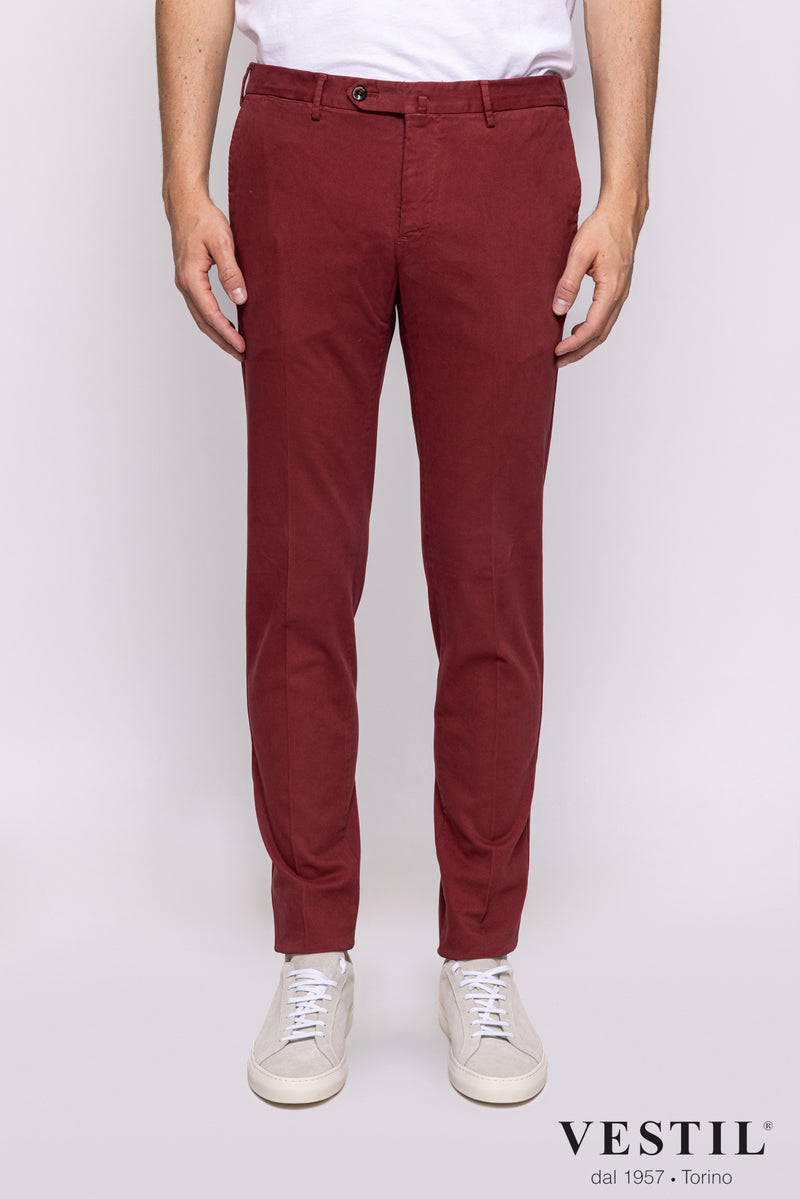 PT01 - PANTALONE super slim - tasca america