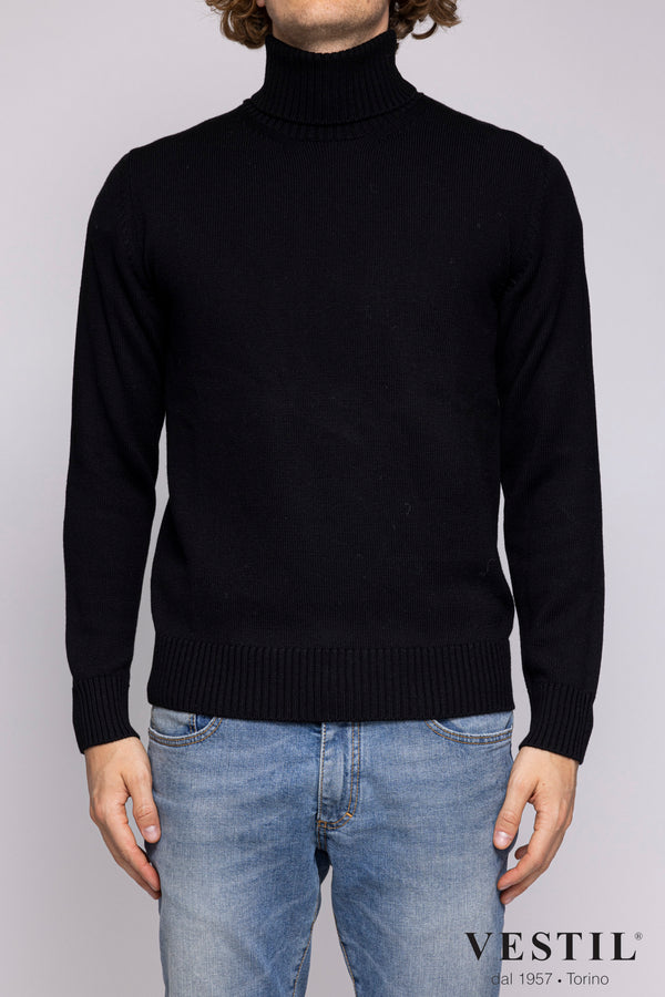 ALTEA, Turtleneck sweater, merino wool, grey, man