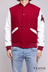 American College Giubbotto Uomo REF008 BORDEUXBLANC American College 