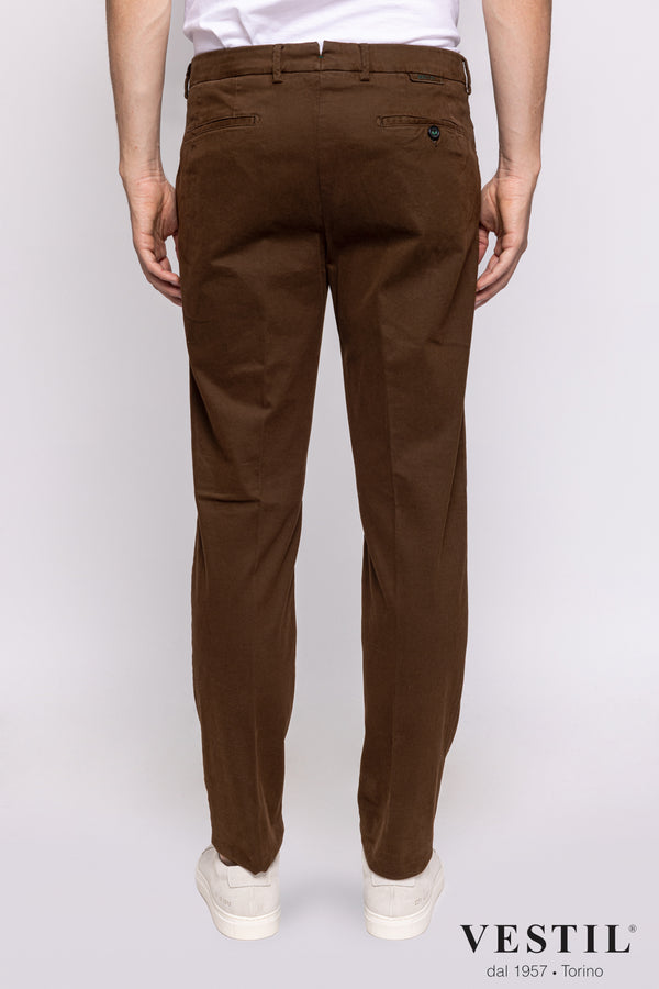 BERWICH, pantalone marrone uomo