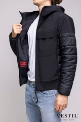 CP COMPANY, men's black jacket