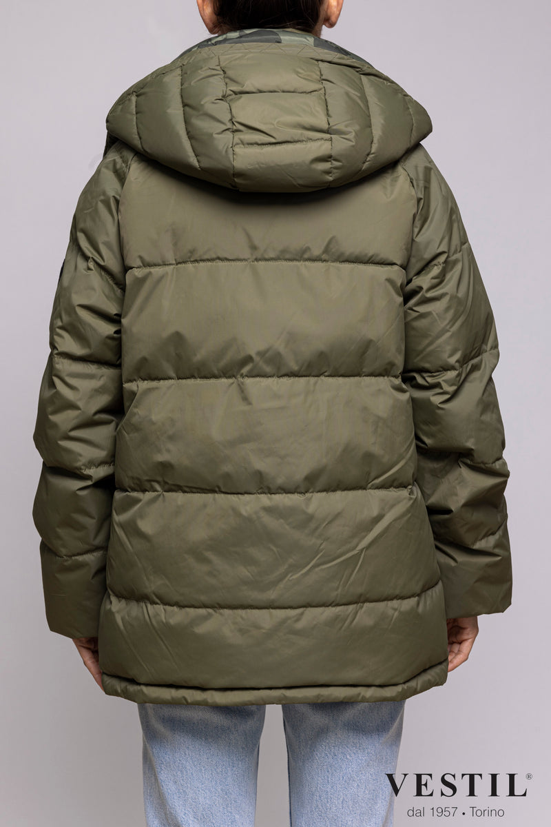 Puffer jacket - padded - hood - zip
