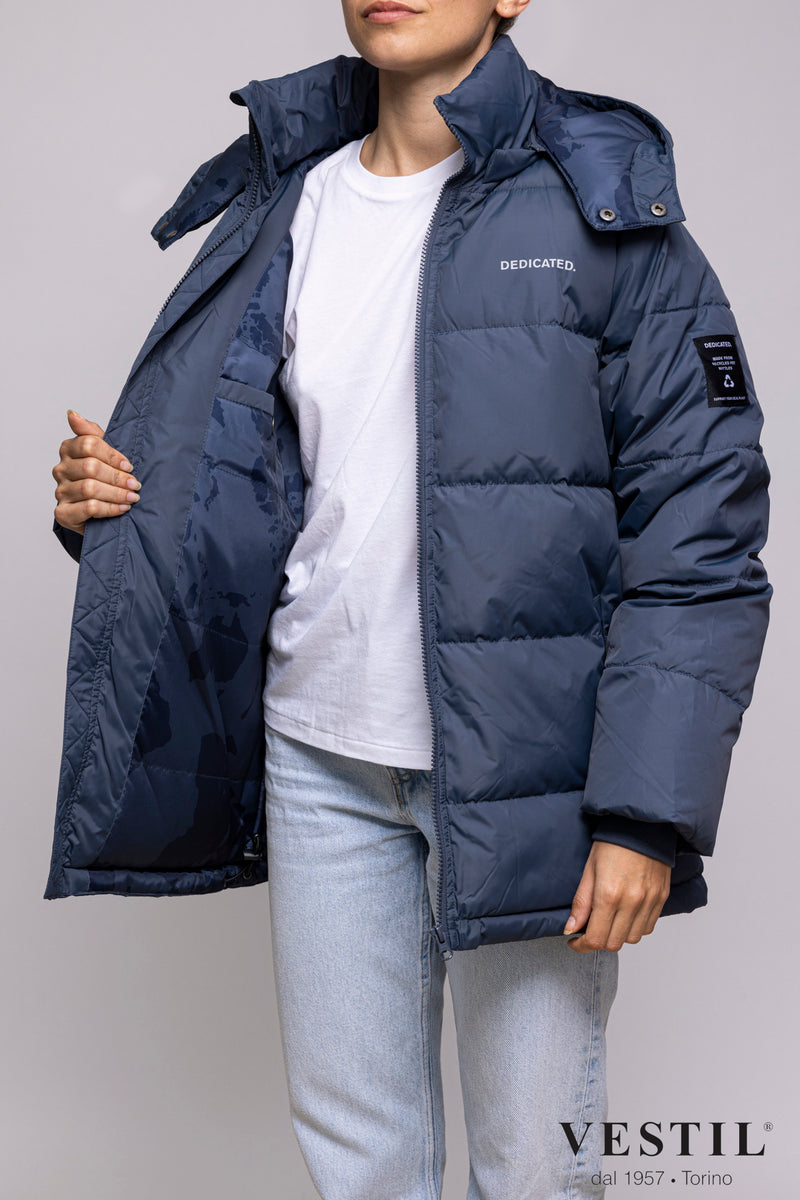 Puffer jacket - imbottito - zip alta