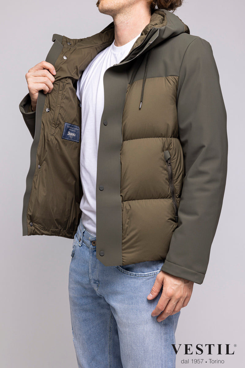 HERNO, men's green jacket