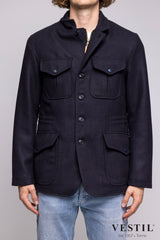 M Ceccarelli Giaccone Uomo 7028 QRNAVY M Ceccarelli 