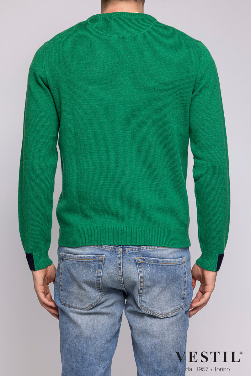 SUN 68, maglia, verde, uomo