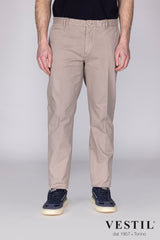 Jaggy light gray men's trousers