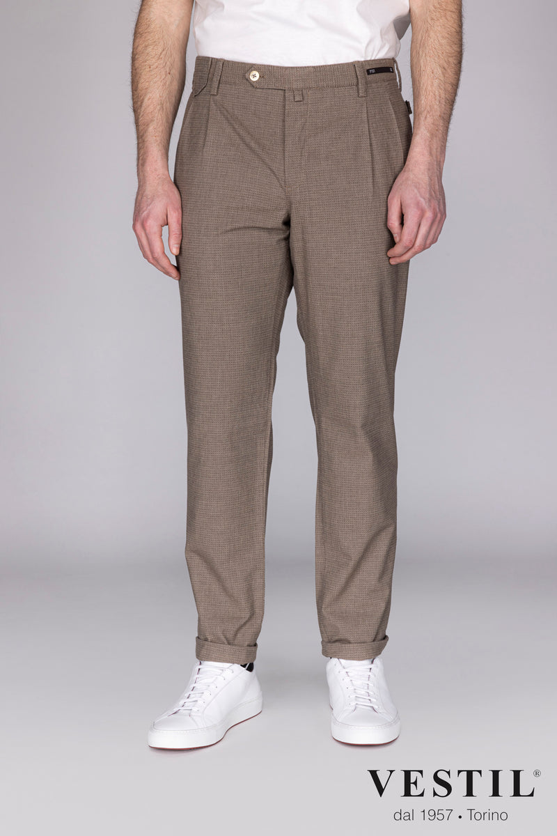 PT01 light brown men's trousers