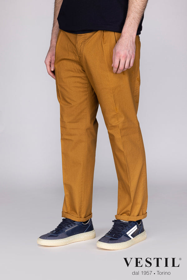 PT01 mustard men's trousers