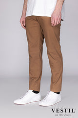 PT01 men's tobacco trousers 0000082376