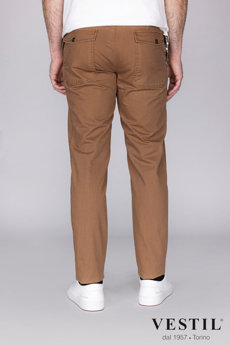 PT01 men's tobacco trousers 0000082376