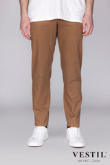 PT01 men's tobacco trousers 0000082376