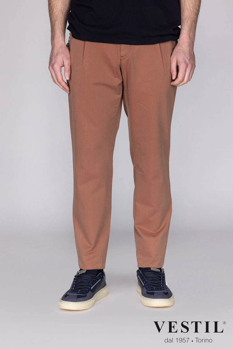 PT01 brick red men's trousers 0000082378