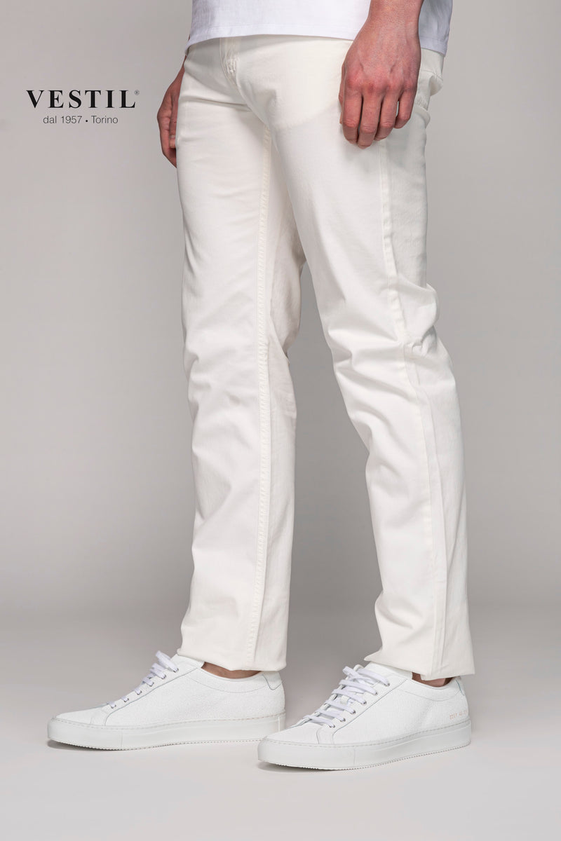 PT01 MEN'S MILK WHITE TROUSERS