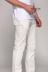 PT01 MEN'S MILK WHITE TROUSERS