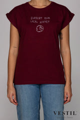 VESTIL T-shirt Donna 0000039789 DEDICATEDROSSO VESTIL 