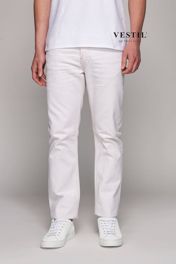 BURBERRY, White men's trousers