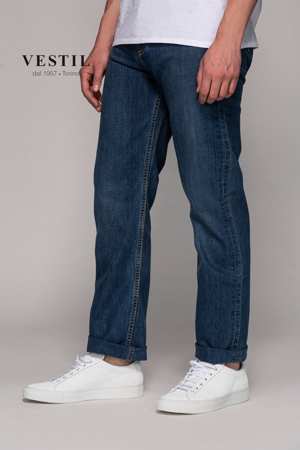 RALPH LAUREN, Jeans azzurro uomo