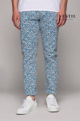 VESTIL Pantalone Uomo 0000051089 PT05BIANCO E BLU VESTIL 