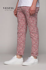 VESTIL Pantalone Uomo 0000051089 PT05BIANCO E ROSSO VESTIL 