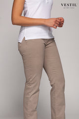 KITON, pantalone beige donna