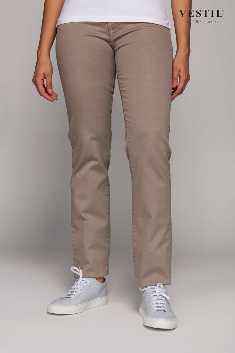 KITON, pantalone beige donna