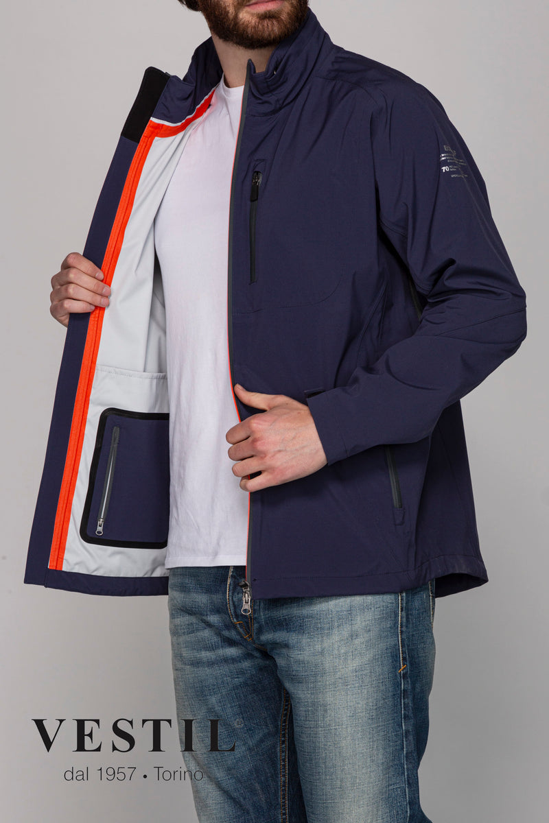 ECOALF, men's blue jacket