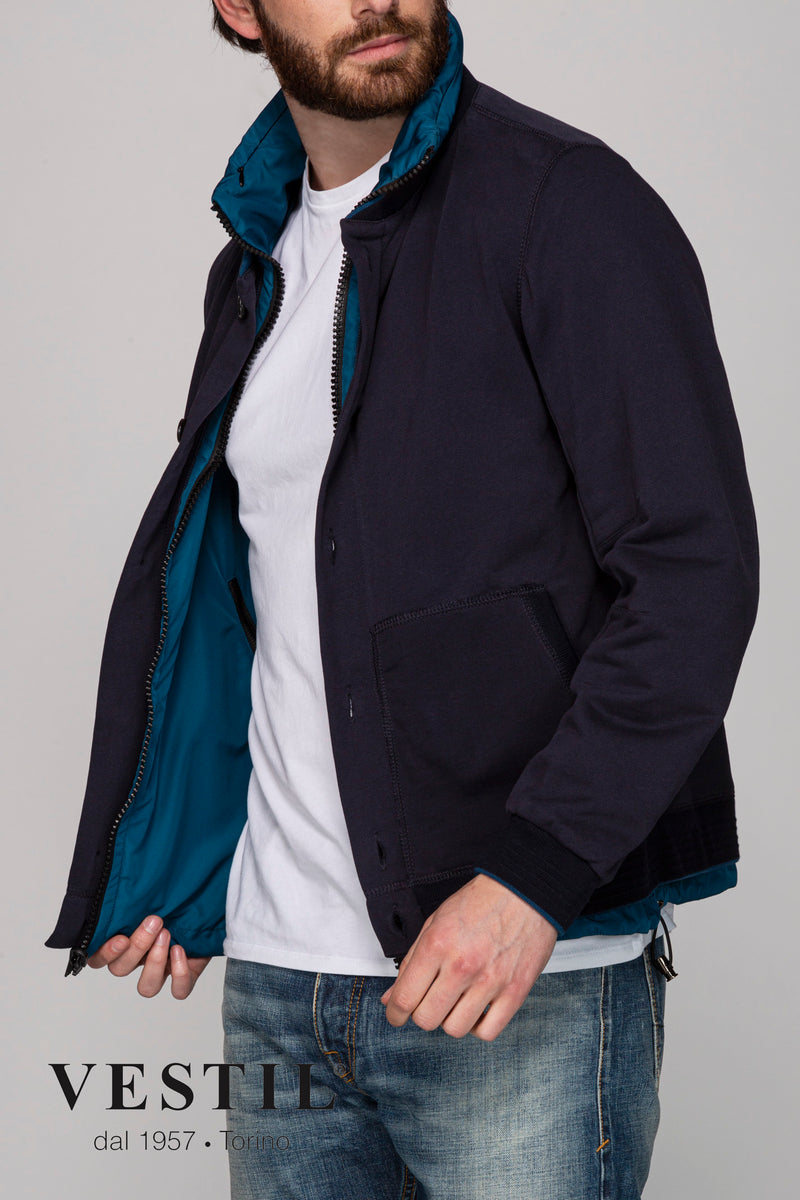 ESEMPLARE, men's blue jacket