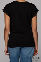 VESTIL T-shirt Donna 0000076507 DEDICATEDNERO VESTIL 