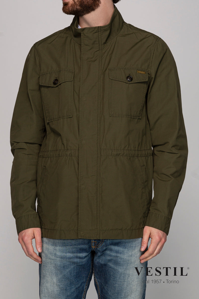 WOOLRICH, men's military green jacket