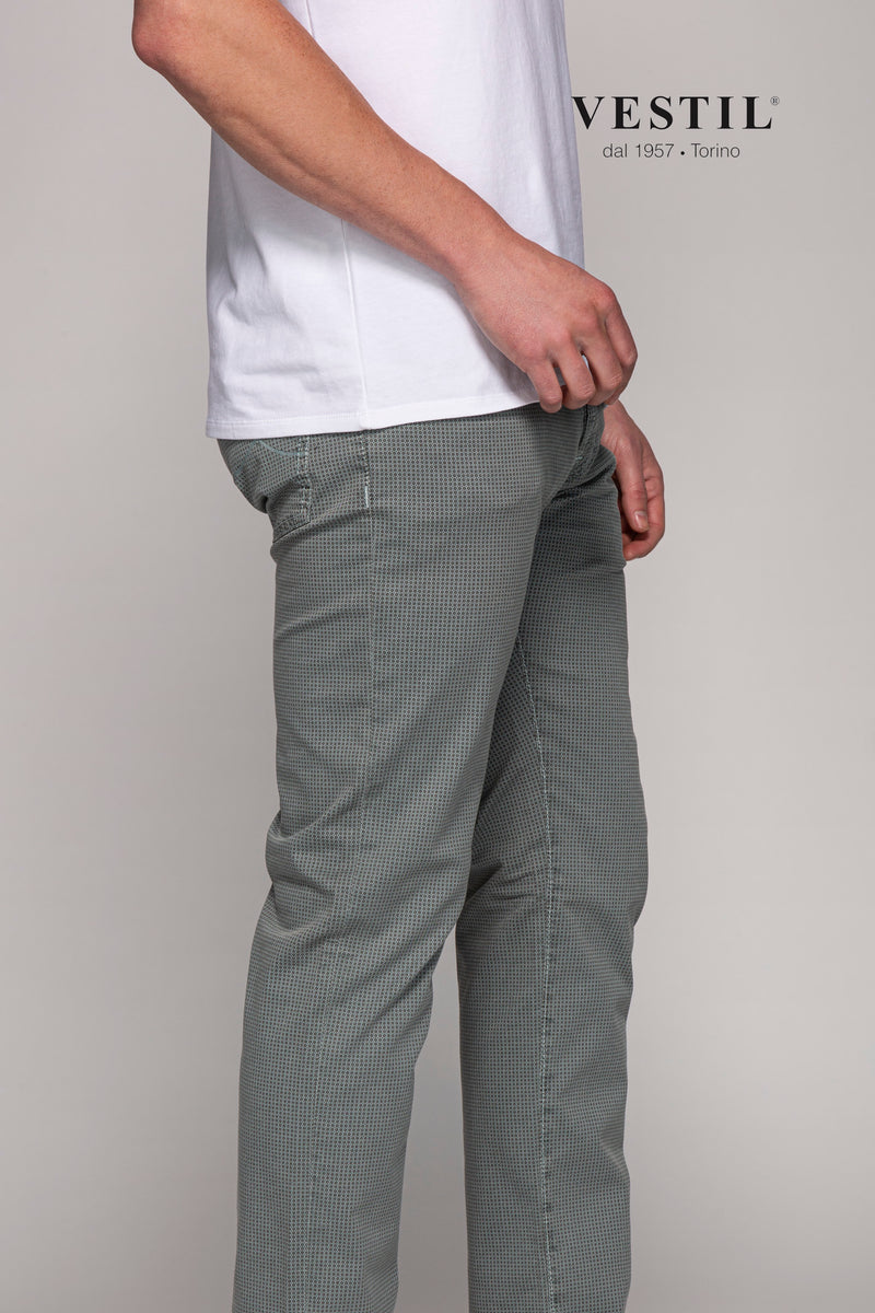 JACOB COHEN, pantalone, verde salvia, uomo