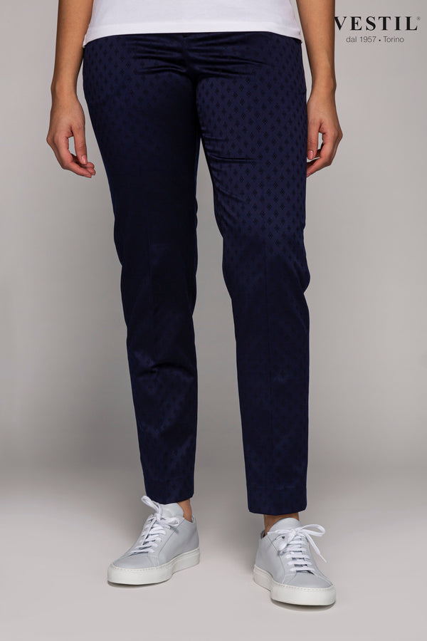 PT01, pantalone, blu, donna