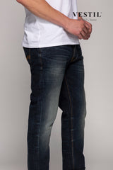 NUDIE JEANS, jeans, blu, uomo