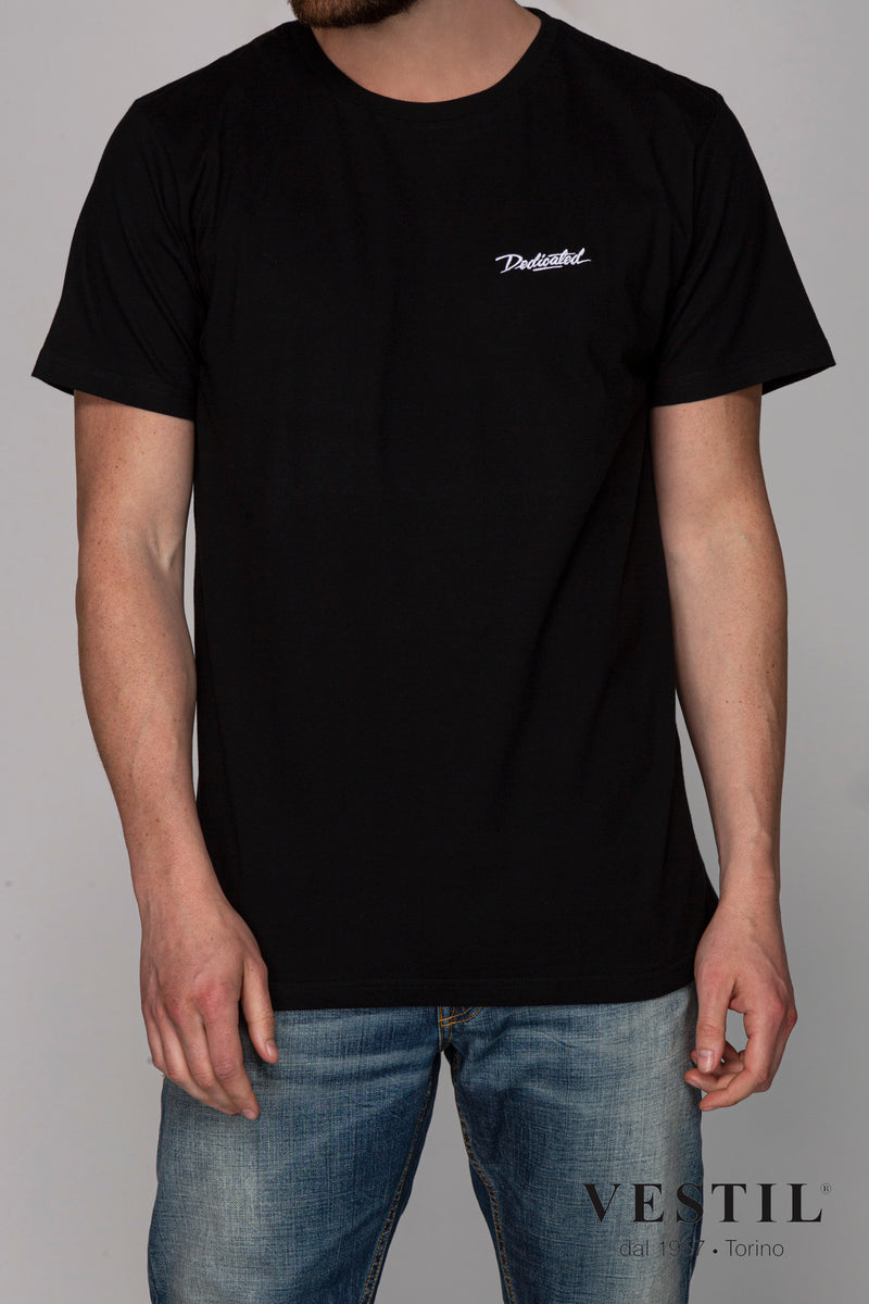 DEDICATED, men's black t-shirt