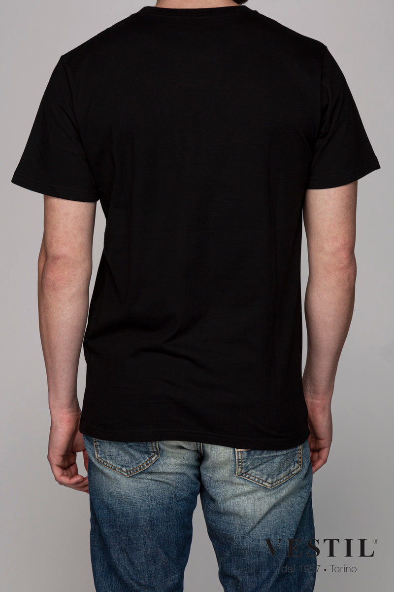 DEDICATED, black men's t-shirt