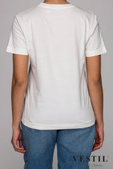 DEDICATED, T-shirt bianco donna