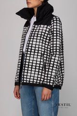 VESTIL Giubbotto Donna 0000088797 HERNO LAMINARBIANCO E NERO VESTIL 