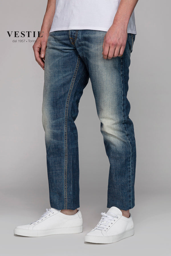 CARE LABEL, jeans azzurro uomo