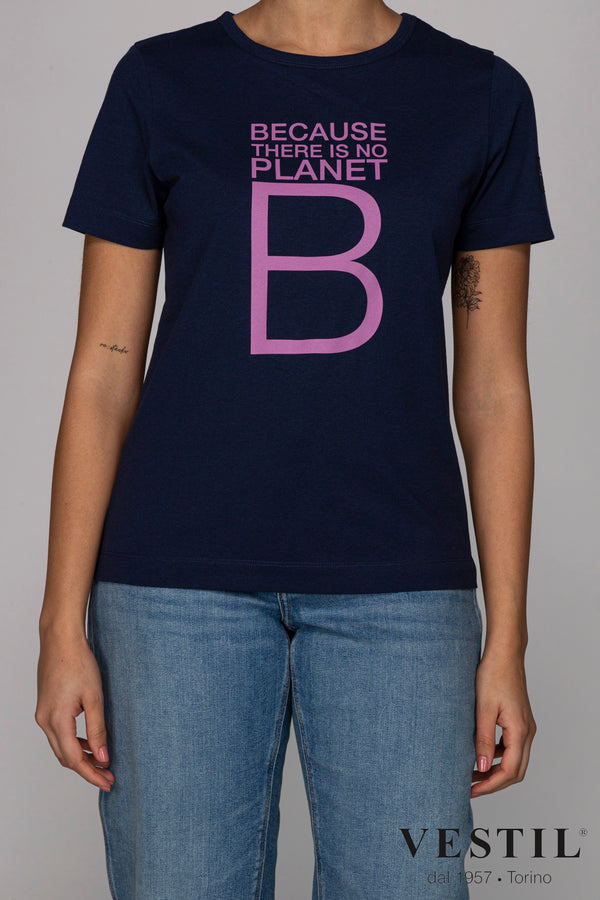 ECOALF, women's blue t-shirt