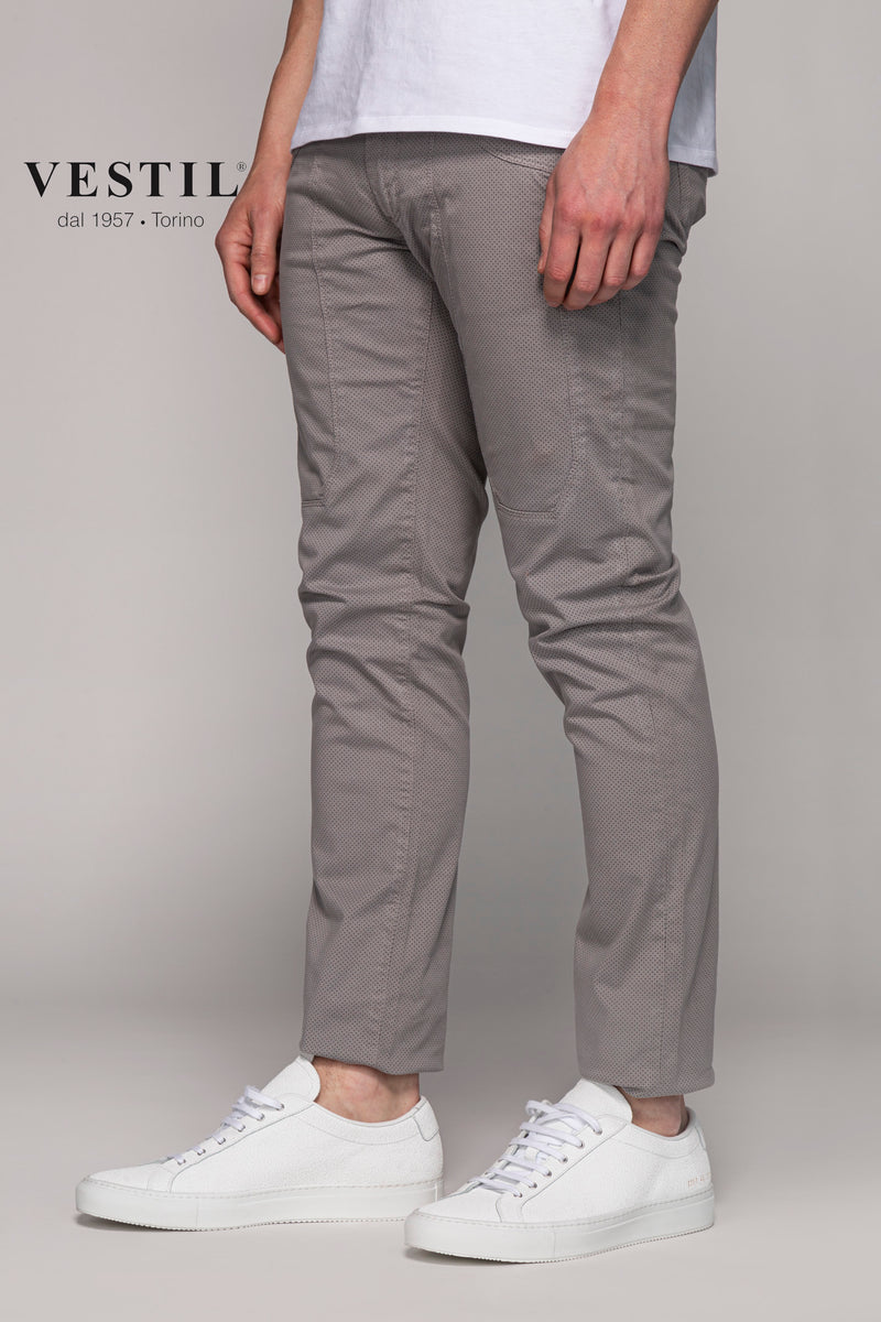 JECKERSON, pantalone grigio uomo