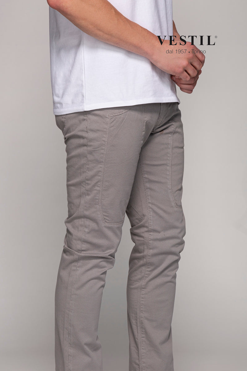 JECKERSON, pantalone grigio uomo