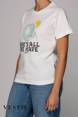 VESTIL T-shirt Donna 0000097759 DEDICATEDBIANCO VESTIL 