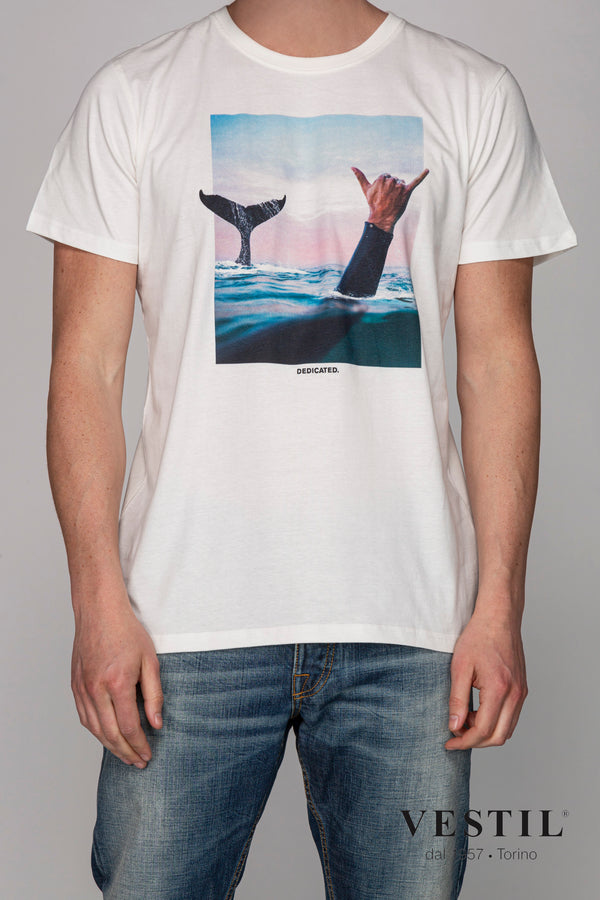 DEDICATED, T-shirt bianco uomo