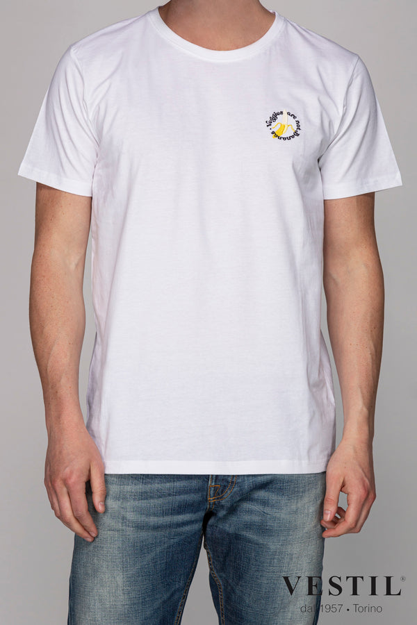 DEDICATED, T-shirt bianco uomo