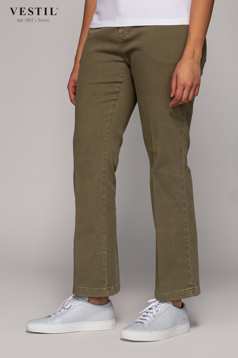 DEPARTMENT 5, pantalone verde militare donna