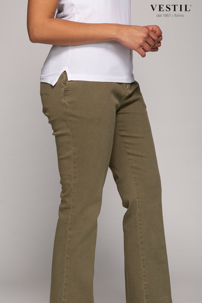 DEPARTMENT 5, pantalone verde militare donna