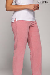 PT01, pantalone rosa donna