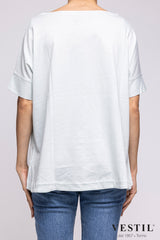 ARAGONA - T-SHIRT g.collo spacchetti