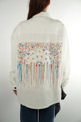 Destin Camicia giubbotto Donna NICOLE BEND TELASANTTROPAIZWHITE Destin 